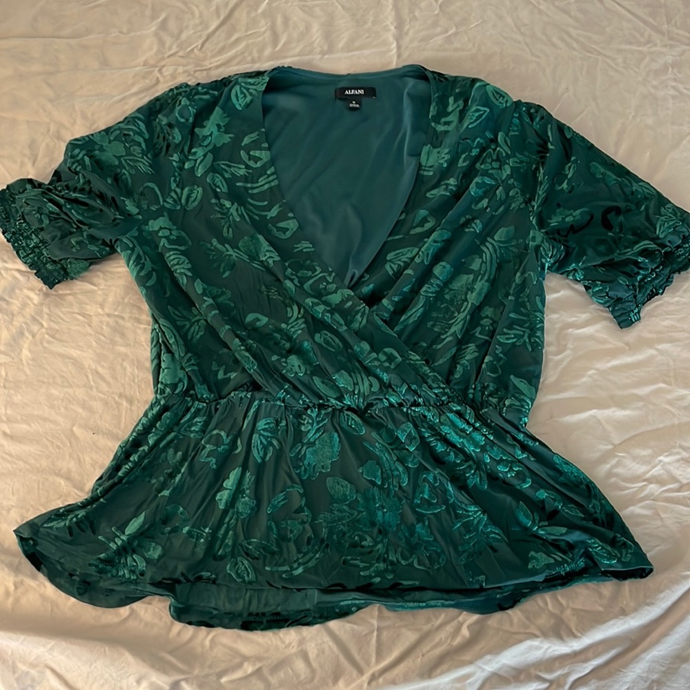 Burn Out Velvet Top